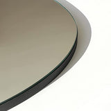 Gozos Denia Miroir Murale | Asymétrique Miroir | Objet Décoratif pour Les Murs | Idéal comme Objet de Décoration en Salon, Salle de Bain, Miroir Maquillage | 75 x 55 x cm