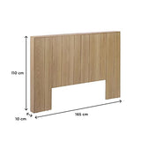 MOB-IN Tête de lit en Bois L165 cm - UGO