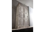 Armoire - Bois Massif de manguier ciré (Blanc Antique) - Style Campagne Chic - Castle Antik #221