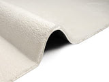 the carpet Relax Tapis Moderne à Poils Courts et Moelleux, Dessous antidérapant, Lavable à 30 degrés, Super Doux, Aspect Fourrure, crème, 200 x 290 cm