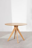 SKLUM Table à Manger Ronde en Bois (Ø100 cm) Sekiz Bois Naturel