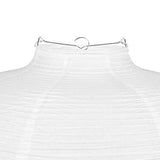 LUM&CO 95898 Abat-Jour Suspendu en Forme de Nuage, Carton, Blanc, M