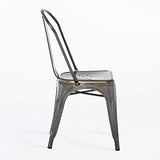 SKLUM Chaise LIX Brossée Bar Cuisine Salle à Manger Design Industriel Finition brossée