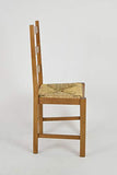 Tommychairs - Chaise Rustica pour Cuisine, Bar et Salle à Manger, Robuste Structure en Bois de hêtre peindré en Couleur chêne et Assise en Paille