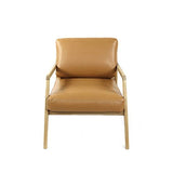 ALTASSINA Fauteuil Cuir (Camel)