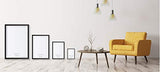 Panorama Poster Coquillage Noir et Blanc 35x50cm - Imprimée sur Poster de Haute qualité de 250gr - Tableau - Décoration Murale - Affiche - Tableau Moderne pour la Maison
