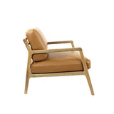 ALTASSINA Fauteuil Cuir (Camel)