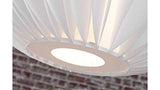 Suspension design blanche Luna 50 cm