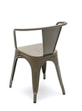 TOLIX - Fauteuil A56 / Modèle Original gravé (Kaki)