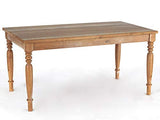 Langer Naturholzmöbel Table de Salle á Manger Olinda 160 x 90 Bois Massif Style Shabby Cuisine Look Antique