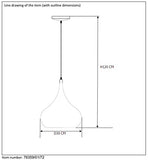 Lucide WOODY - Suspension - Ø 30 cm - Bois
