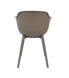 Chaise Design WLabel Edition la Chaise Mae Taupe WLabel Edition/de Couleur Taupe/en Polyprolpylene/Désigné par WLabel Edition