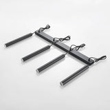 Arcchio LED Suspension Kammeron (Moderne) en Noir Métal e. a. pour Salon & Salle à manger (à 4 lampes,), Suspension, lampe, plafonnier, suspension