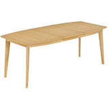 Miliboo Table à Manger Extensible scandinave en Bois Clair L150-200 Leena