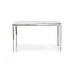 InHouse srls Table Extensible Plateau Verre comportant 2 rallonges de 50 cm, Style Moderne, avec Structure en Acier - Dim. 160 x 90 x 75