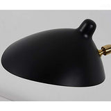Bras Long Applique Murale Interieur avec Interrupteur Industrielle Lampe Murale Vintage Retro Bras Articule Pivotant Créative Design Luminaire de Lecture Lumiere Chevet Eclairage Chambre Métal Noir 1