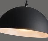 LED Plafonnier / Lustre Lumière vintage pour l'éclairage des piétons facile moderne et créatif abat-jour semi-circulaire Single Head 30 * 19 cm plafond suspendu lampe bar, café, restaurant chambre à c