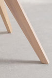 SKLUM Table à Manger Ronde en Bois (Ø100 cm) Sekiz Marron Cendré