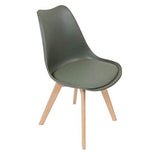 AltoBuy MEDALINE - Lot de 2 Chaises Scandinaves Kaki