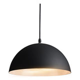 LED Plafonnier / Lustre Lumière vintage pour l'éclairage des piétons facile moderne et créatif abat-jour semi-circulaire Single Head 30 * 19 cm plafond suspendu lampe bar, café, restaurant chambre à c