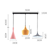 RUIXINBC Moderne Suspension Luminaire Macaron Lustre, Nordic Creative Light Restaurant Au Plafond, Cafe Bar Table Trois Abat Plafond,2