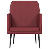 vidaXL Fauteuil Bordeaux 61x78x80 cm Similicuir