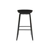 Miliboo Tabourets de Bar Design Noirs H75 cm (Lot de 2) Pebble