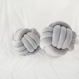YJYQ Coussin à boules en peluche doux et confortable - Motif nœud - Pour la maison, le canapé, le dos - En velours - Pour bébé