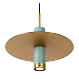 Lucide 03322/01/37 Suspension, Métal, 35 W, Turquoise, Cuivre