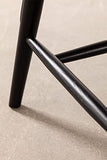 SKLUM Chaise en Bois Leila Noir uni