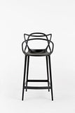 Kartell Masters Stool Tabouret, Noir, H.65