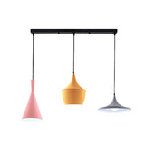 RUIXINBC Moderne Suspension Luminaire Macaron Lustre, Nordic Creative Light Restaurant Au Plafond, Cafe Bar Table Trois Abat Plafond,2
