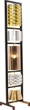 Kare design - Lampadaire 5 abats-jour cuivre et doré PARRECHI GLAMOUR
