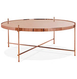 Alterego Table Basse de Salon 'Kolos BIG' Couleur cuivre