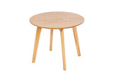 Homexperts Lina Table Basse, Chêne, Marron, D 50, H 40 cm