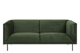 Marque Amazon - Movian Ola - Canapé 3 places, 88 x 200 x 79 cm (L x l x H), Vert foncé