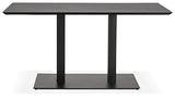 Générique Table à Diner Design JAKADI Black 70x150x75 cm
