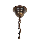 QAZQA magna licht88 - Suspension Rustique - 1 lumière - Ø 340 mm - Brun rouille - Industriel,Rustique - Éclairage intérieur - Salon I Chambre I Cuisine I Salle à manger