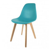 MATHI DESIGN Pop - Chaise Couleur Pieds Bois