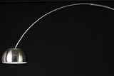Lampe Arc XXL acier brossé