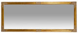 Miroir à accrocher vertical/horizontal, 72 x 3 x 180 cm, finition or vieilli