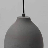 KOSILUM - Suspension béton ciment gris - Exo - Lumière Blanc Chaud Eclairage Salon Chambre Cuisine Couloir - 1 x 60W - - E27 - IP20