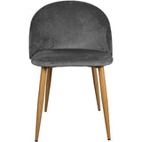 Nimara Lot de 2 Chaises en Velours au Design scandinave, Chaise de Salle à Manger et Chaise de Cuisine en Tissu, Chaise de Salle à Manger