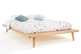 Orient Lit Plateforme 160 x 200 en Bois Chêne
