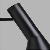 1 Light Applique murale moderne en métal noir et blanc avec abat-jour réglable pour chambre à coucher, café, bar, allée, lampe murale E27 (Blanc)