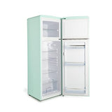 CREATE / FRIDGE STYLANCE TOP/Réfrigérateur Combi Aquamarine/Design et style rétro Vintage,245L,Congélateur,3 étagères