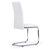 IDMarket - Lot de 4 chaises MIA Blanches pour Salle à Manger