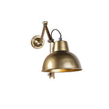 QAZQA avon - Applique murale avec bras flexible Industriel - 1 lumière - L 17 mm - Cuivre - Rustique - Éclairage intérieur - Salon I Chambre