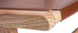 Miliboo Fauteuil Ethnique Marron et Bois Clair Bondi