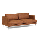 Kave Home - Canapé Tanya 2 Places rembourré Marron Clair 183 cm